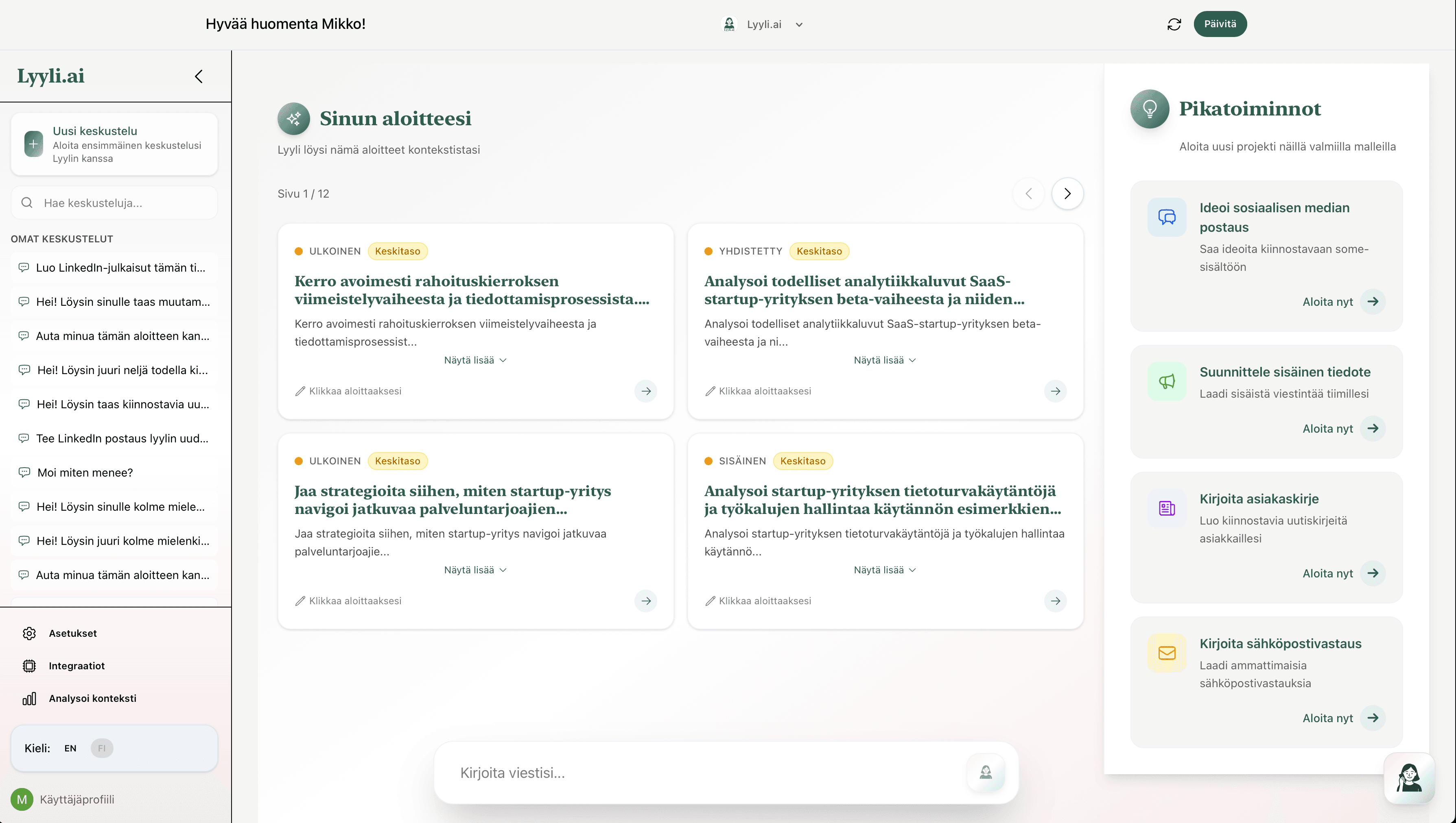 Lyyli.ai ja Suomen Nuorkauppakamarit yhteistyöhön