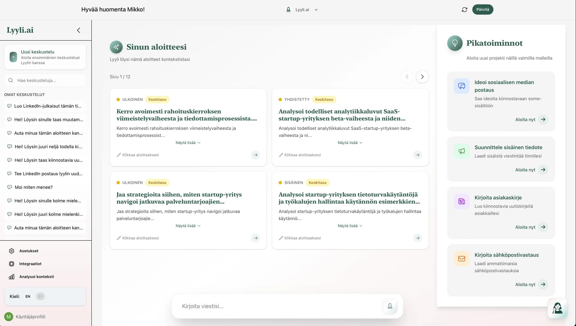 Lyyli.ai ja Suomen Nuorkauppakamarit yhteistyöhön – Intohimo 2025 -seminaarissa tehdään ongelmista isompia