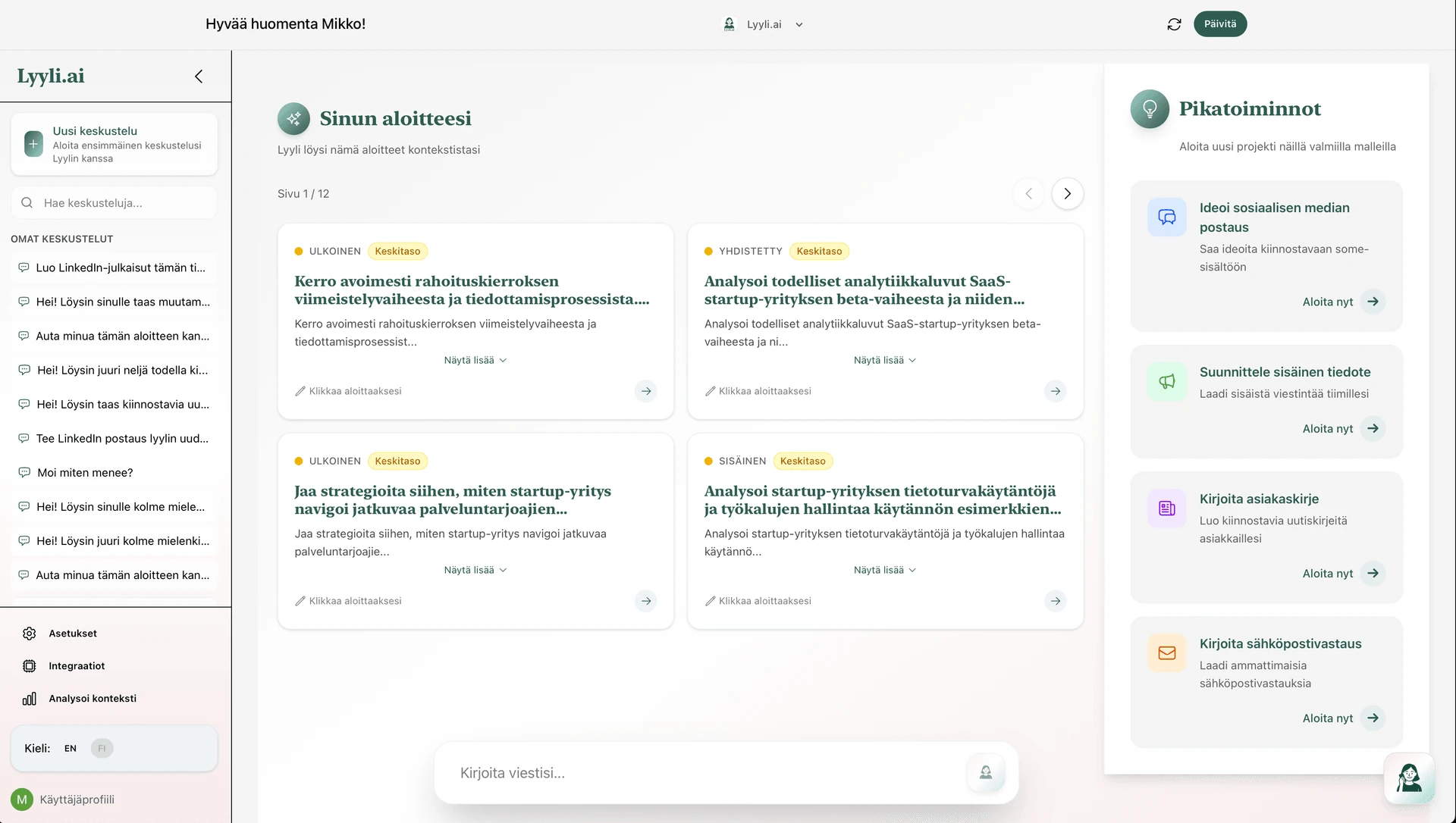 Lyyli.ai ja Suomen Nuorkauppakamarit yhteistyöhön